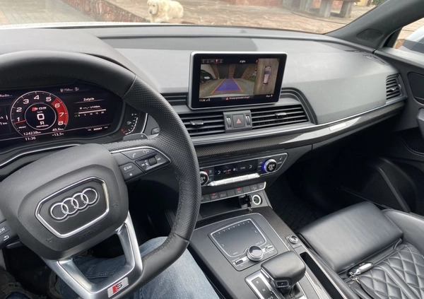 Audi SQ5 cena 152000 przebieg: 124340, rok produkcji 2018 z Raszków małe 326